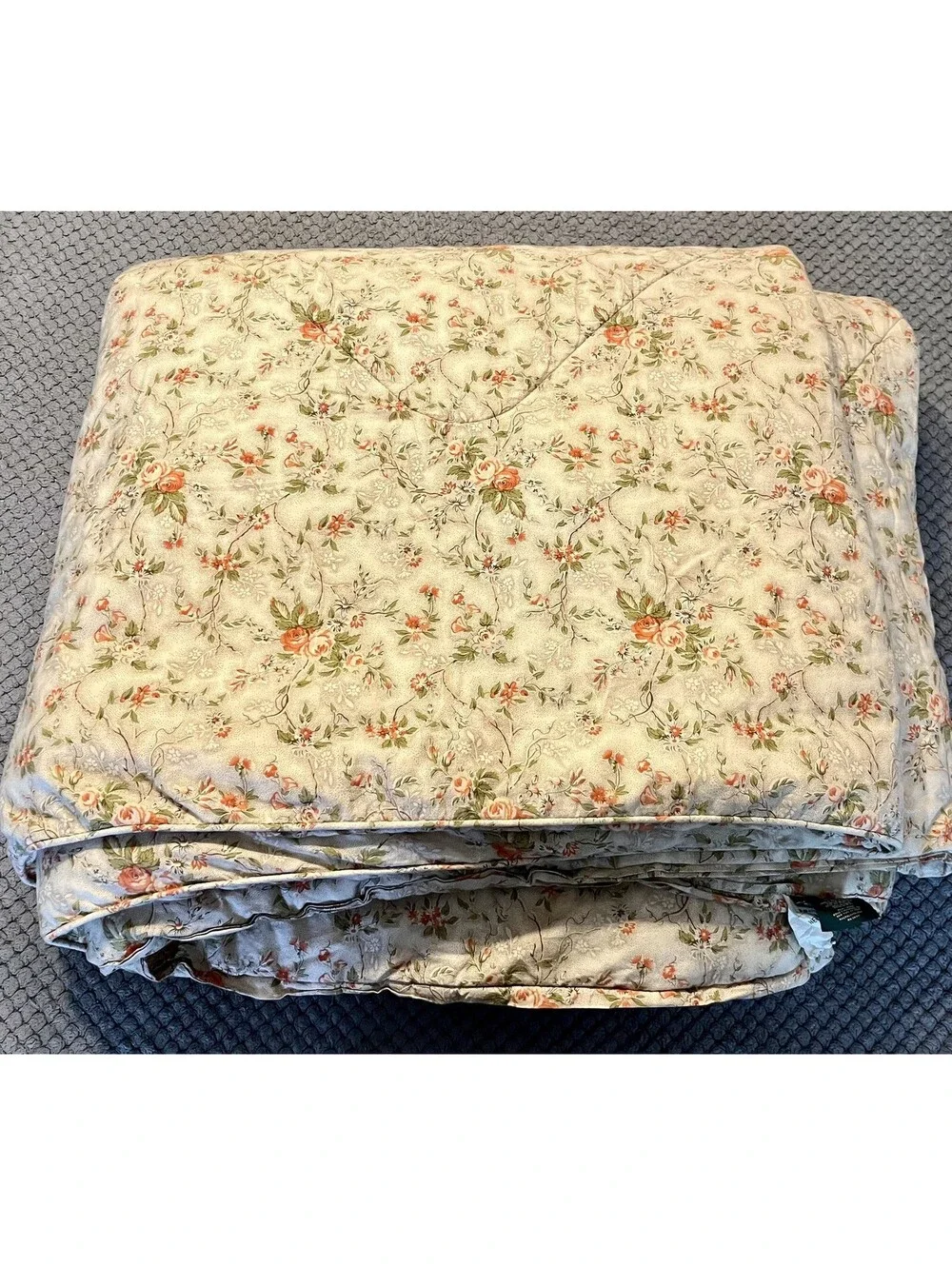 Vintage Lauren Ralph Lauren King 110”X96” Botanical Chintz Floral Print  116947